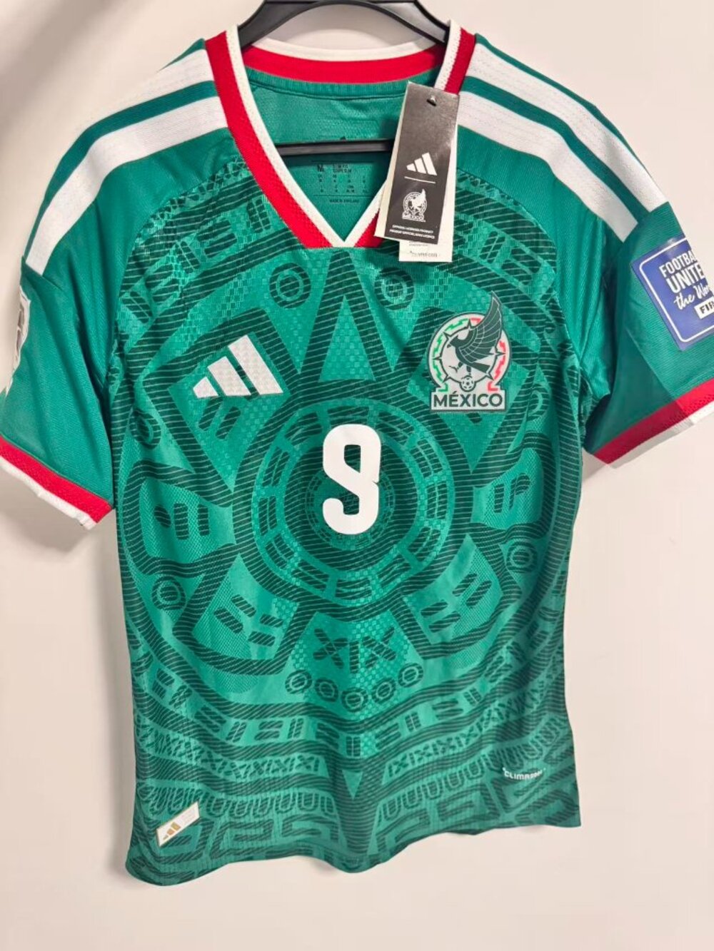 2026 World Cup Mexico Football Shirt #9 Green Fan Jersey NWT